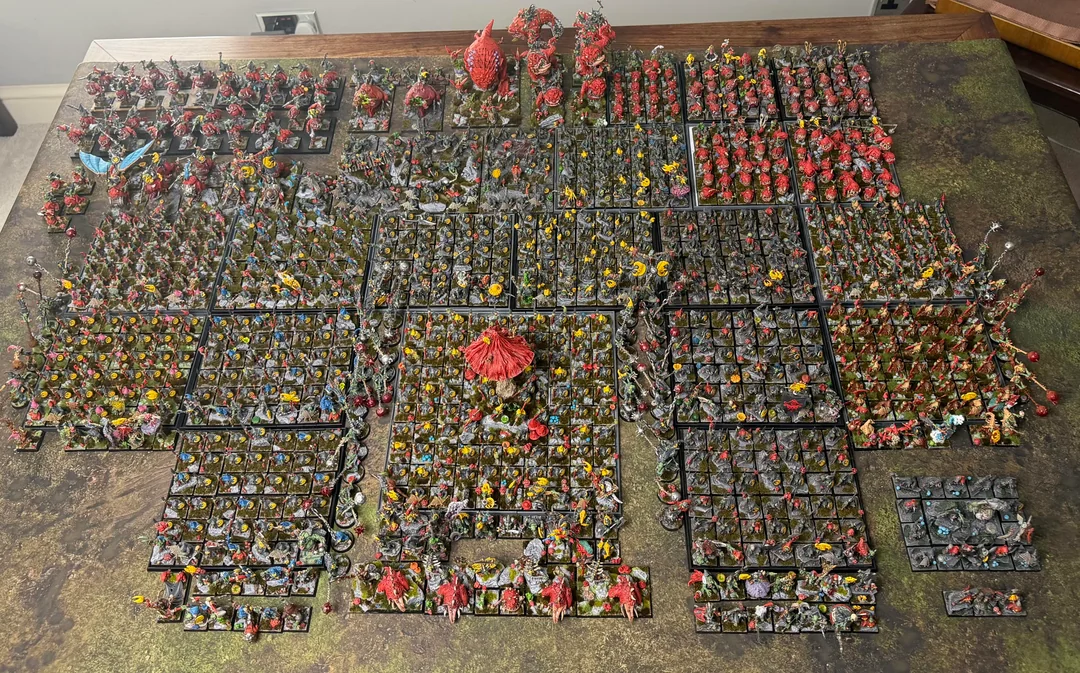 A massive goblin horde on display