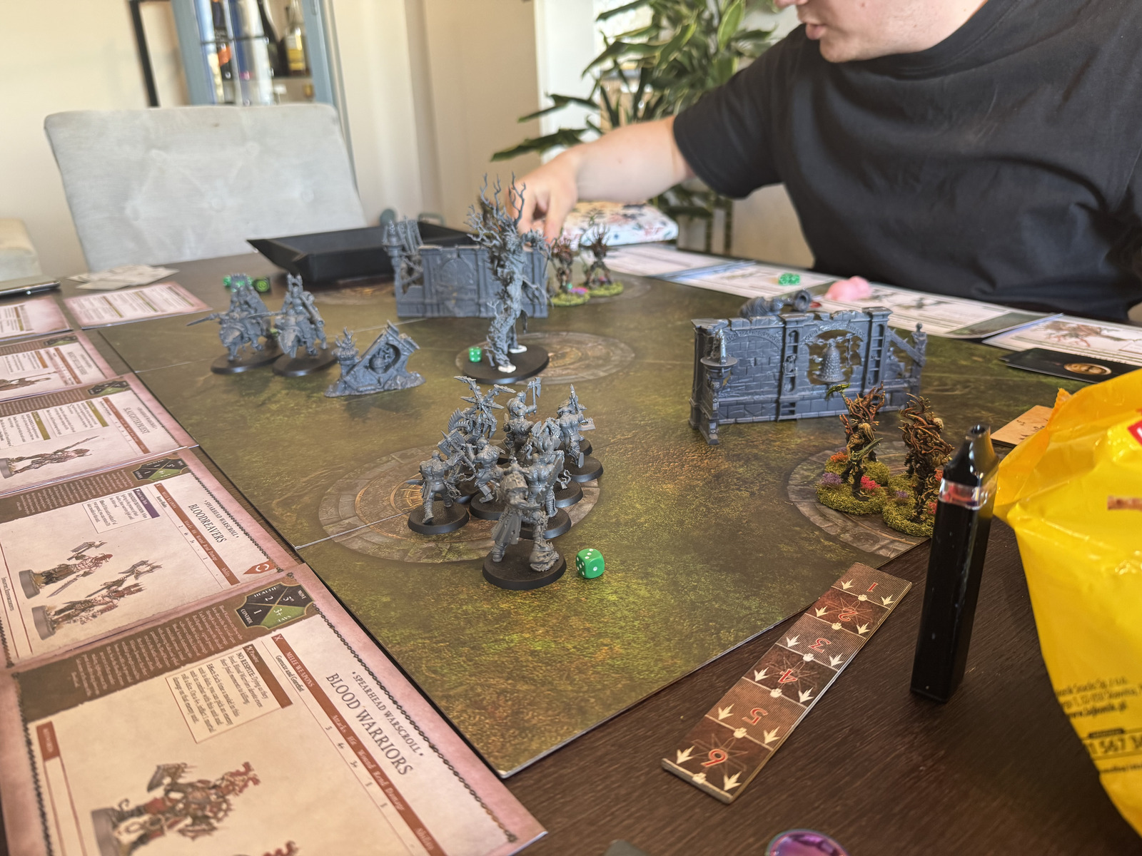 Battle in progress