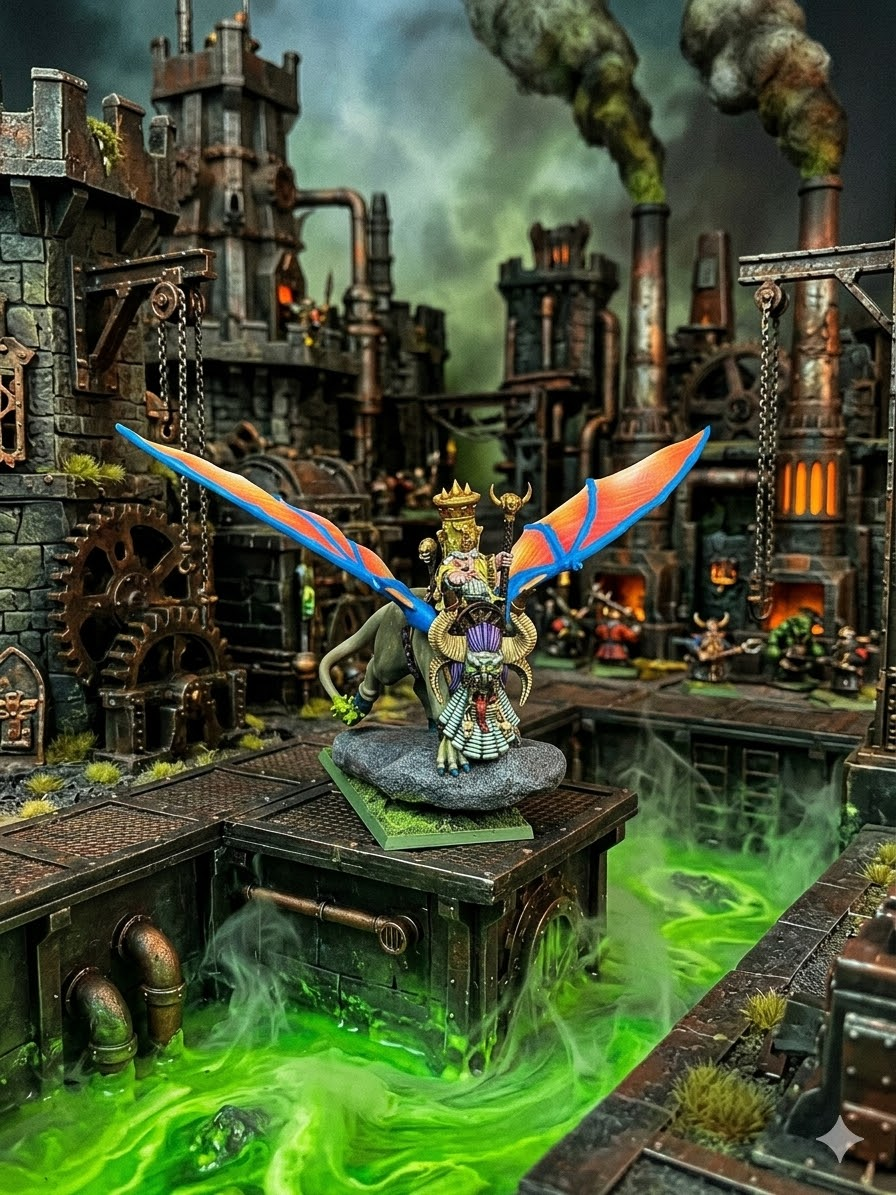 Another angle of the finished miniature
