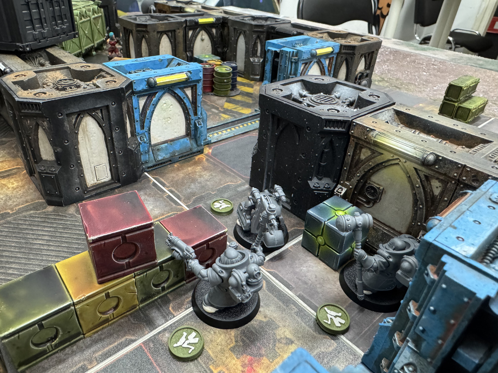Necromunda table before the clash