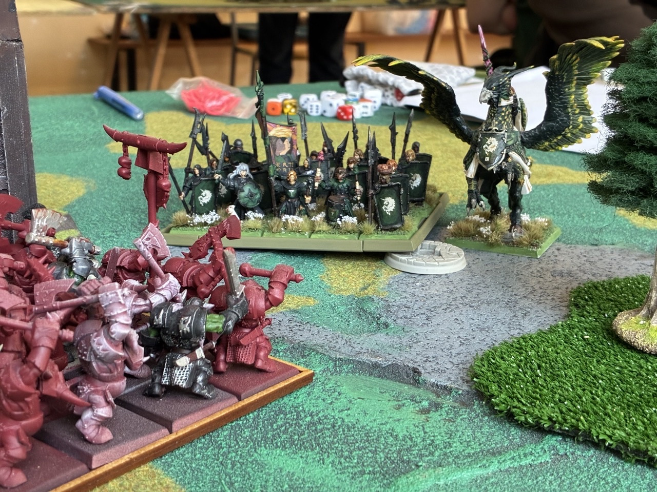 Middle of the battlefield locked down
