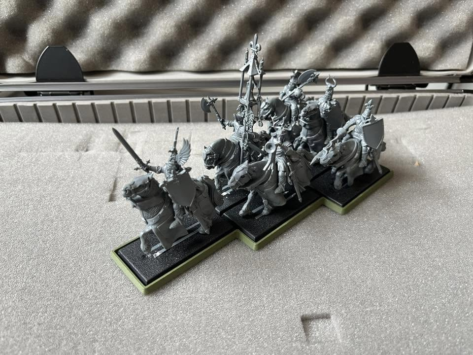 Kitbashed mounted models from the new infantry kit