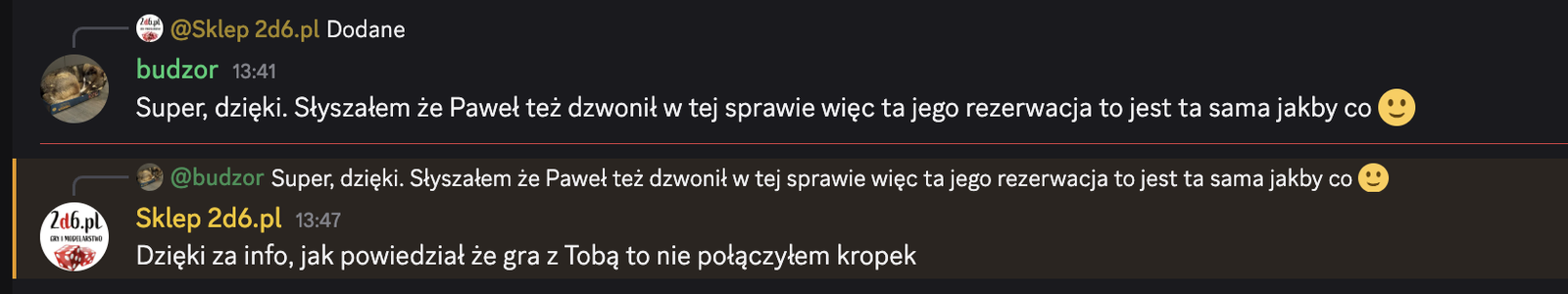 Chat confusion about who is playing whom