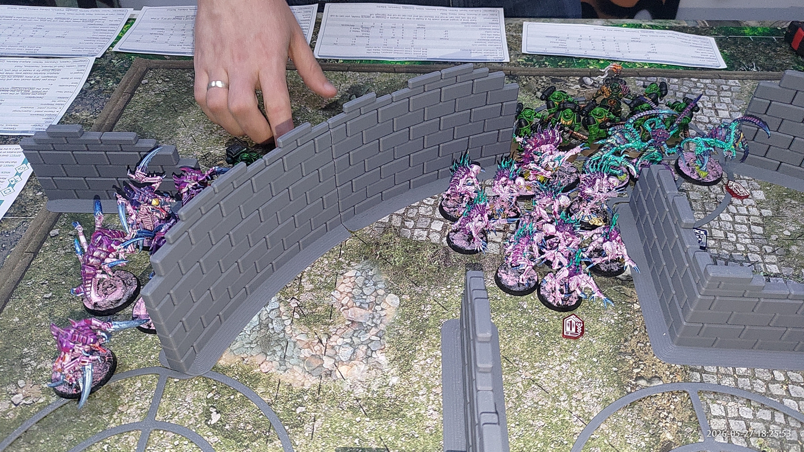 The second game turning into a close-range firefight