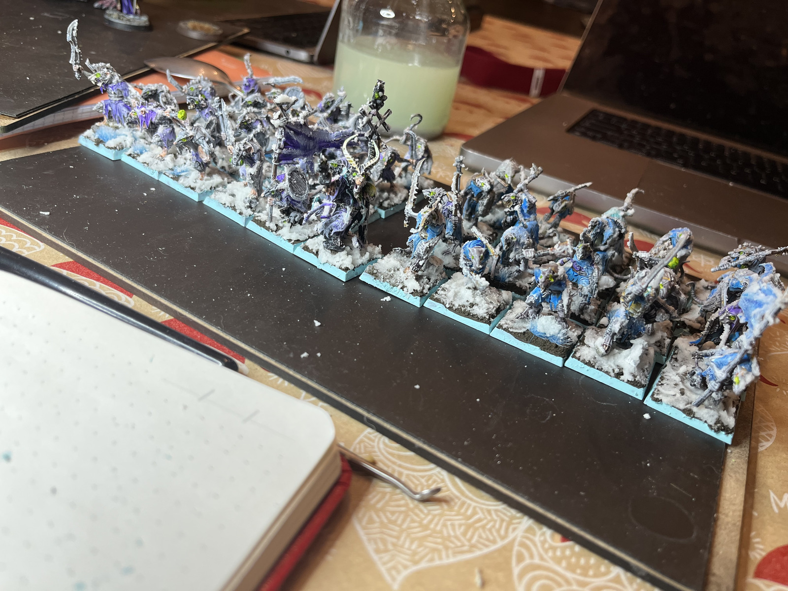 Forty recycled Clanrats ready for Warhammer: The Old World