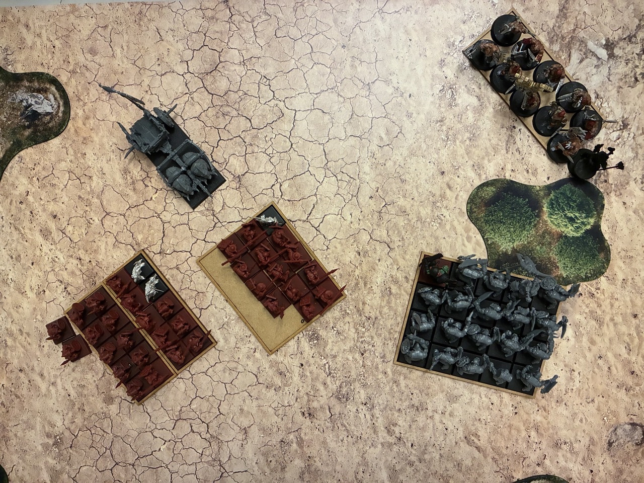 The battlefield in round four, just before everything turned around