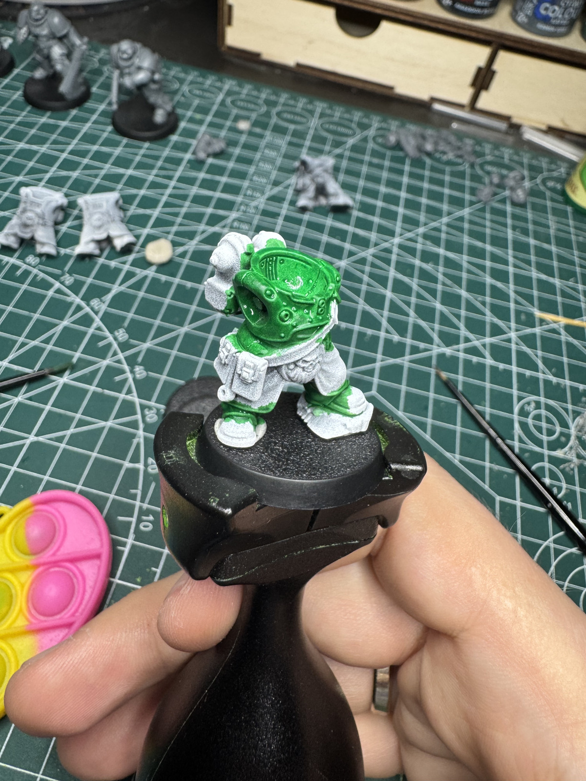 Salamander green test