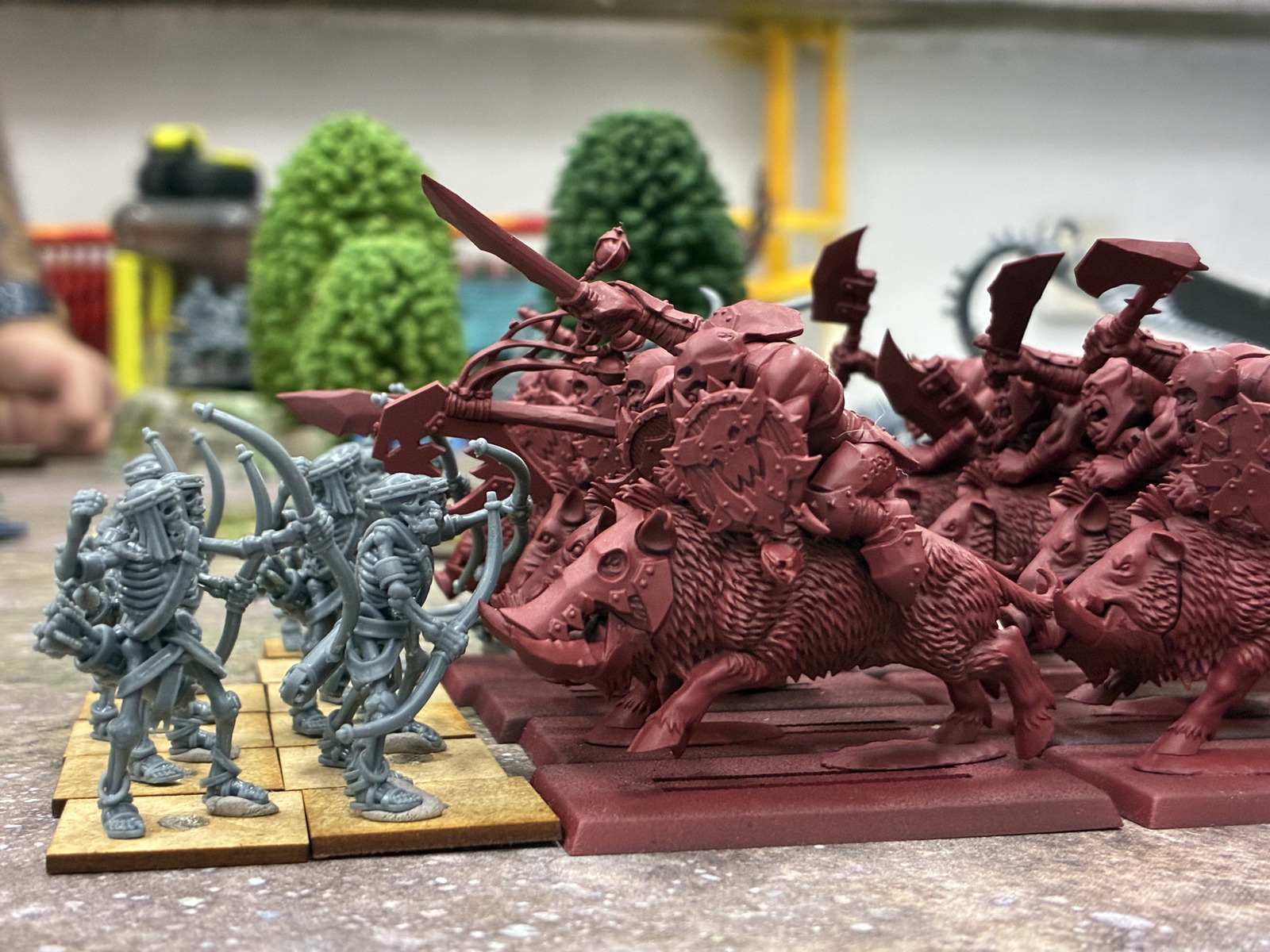 Heavy cavalry breaking through the enemy line