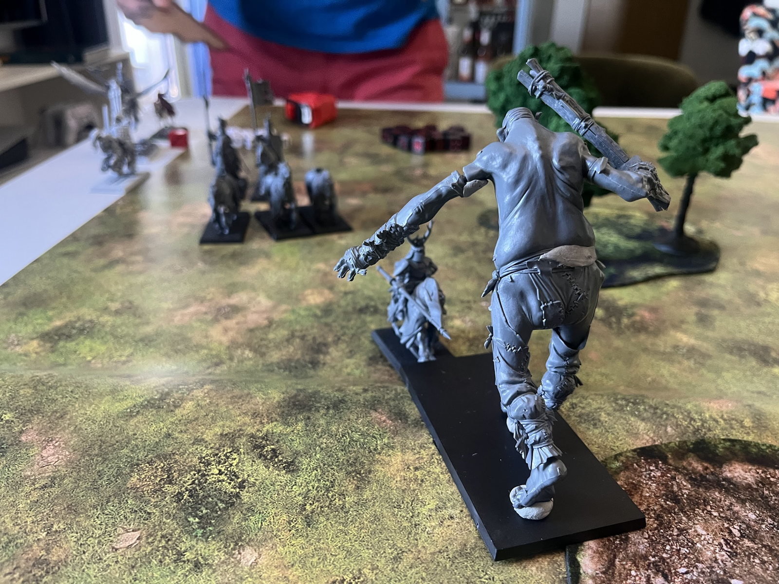 The giant finishes off the last of the knights