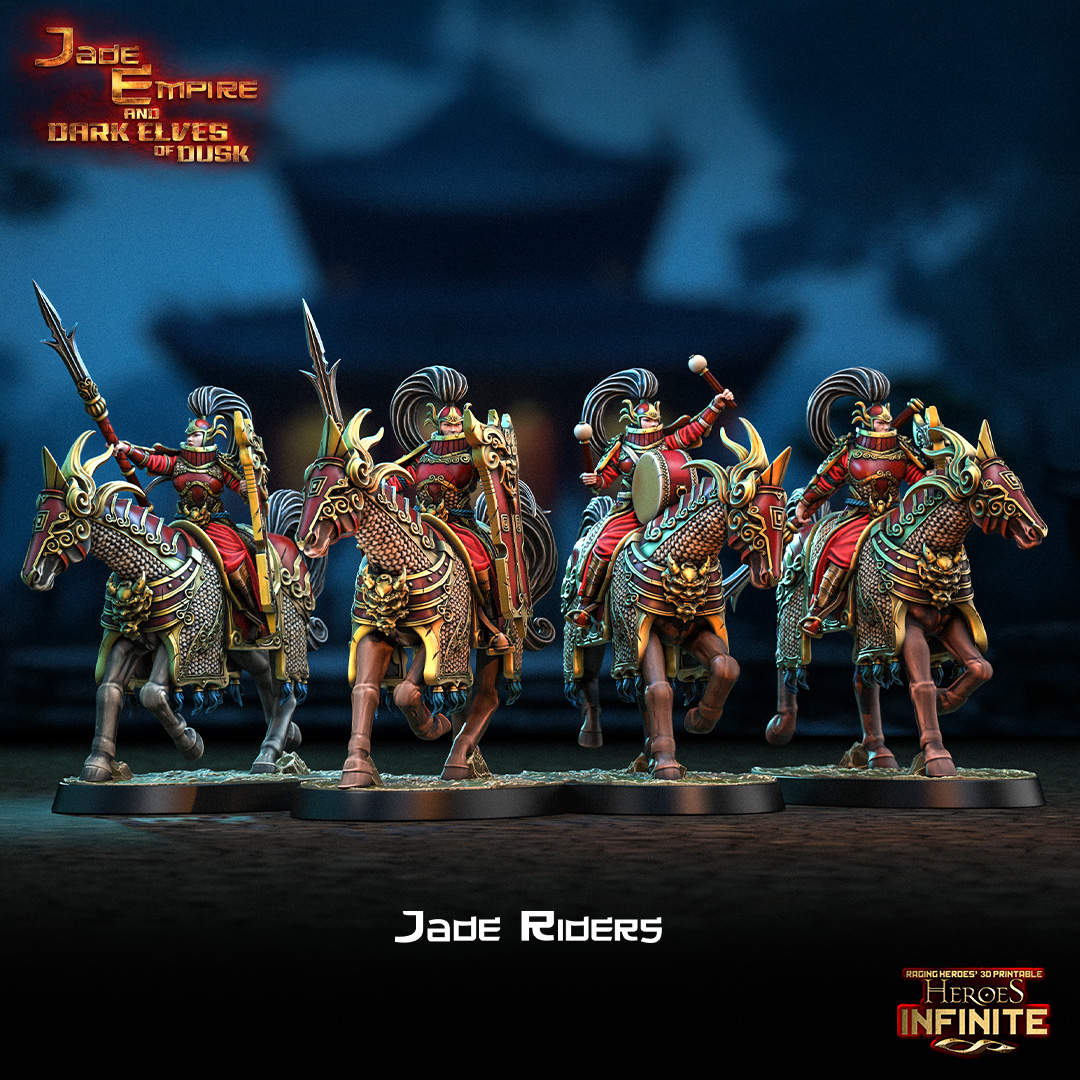 Heroes Infinite Cathay-style Jade Lancer proxy