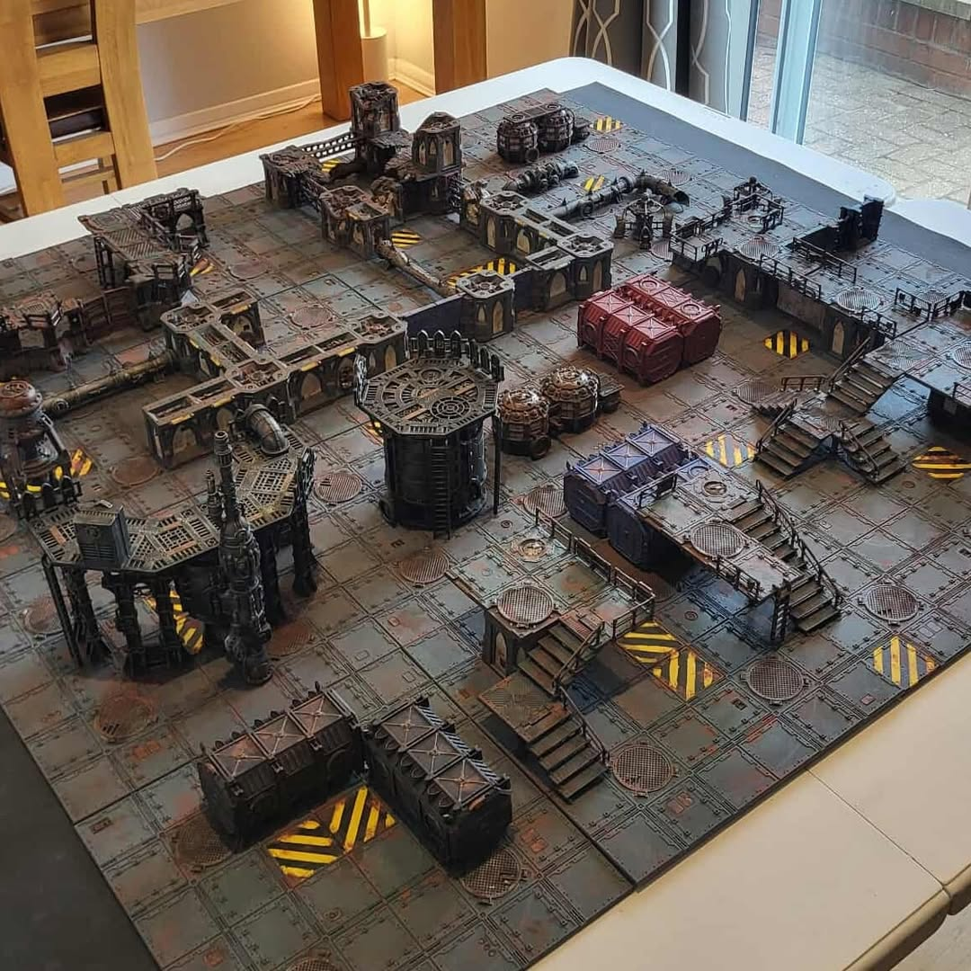 Necromunda 4x4 board example