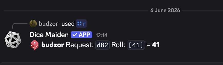 Random draw example