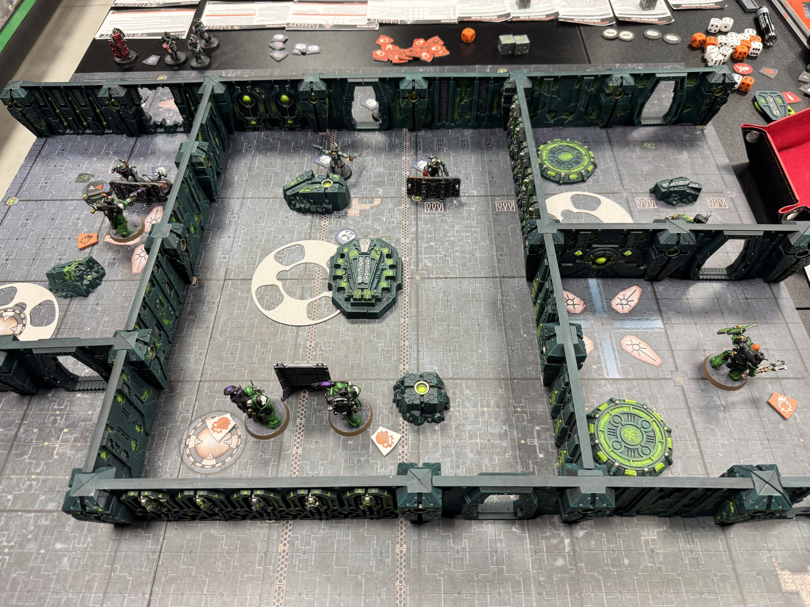 The battlefield before the big breach