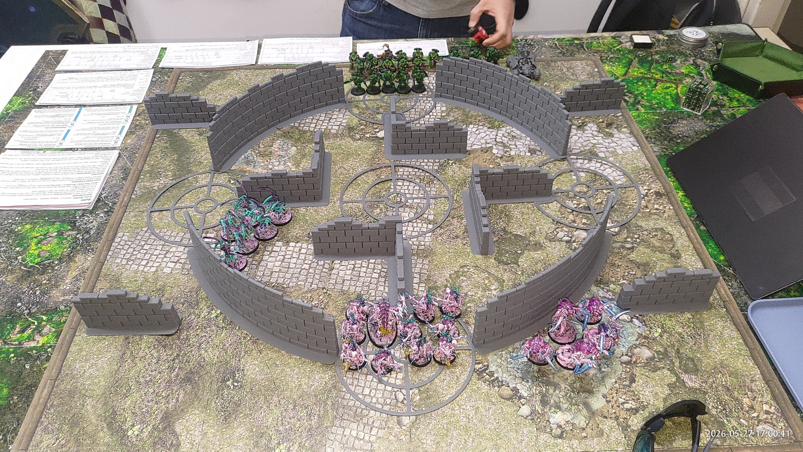 Salamanders deployed for the first game