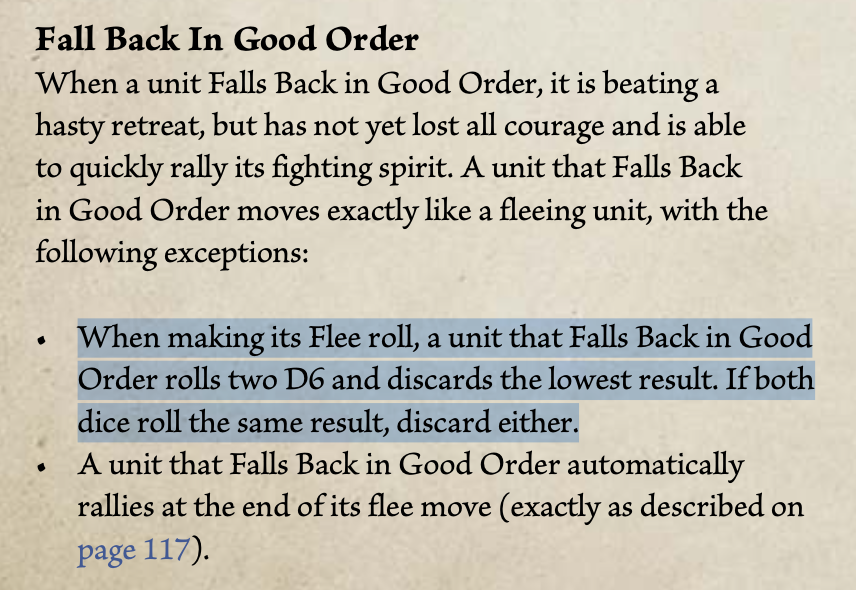 FBIGO / pursuit rules reference