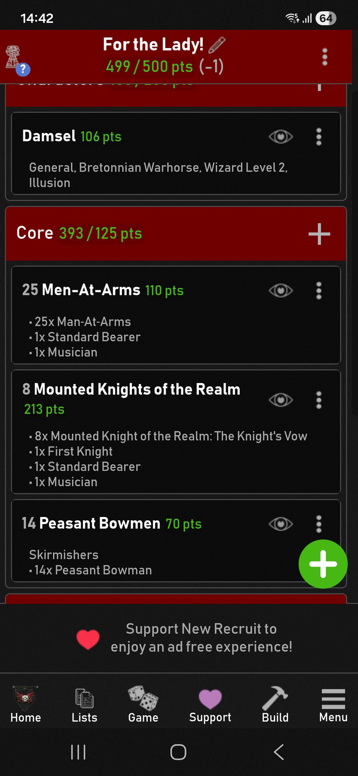 Current Bretonnia painting queue