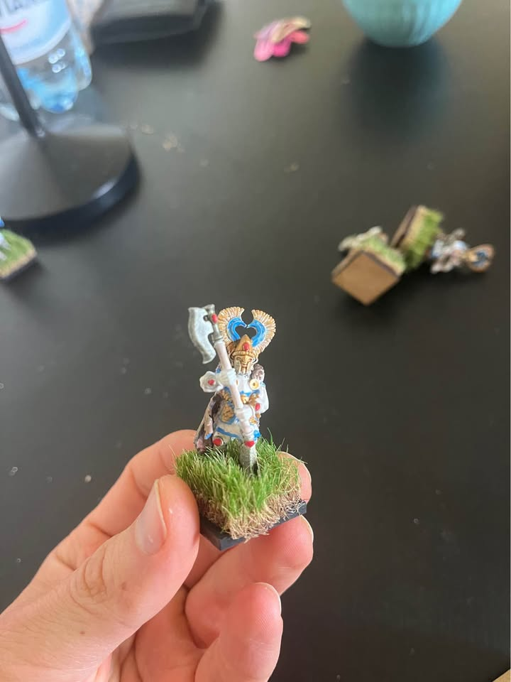 Commissioned miniature discussed in the chat