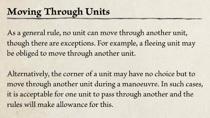 Rulebook screenshot about moving through units