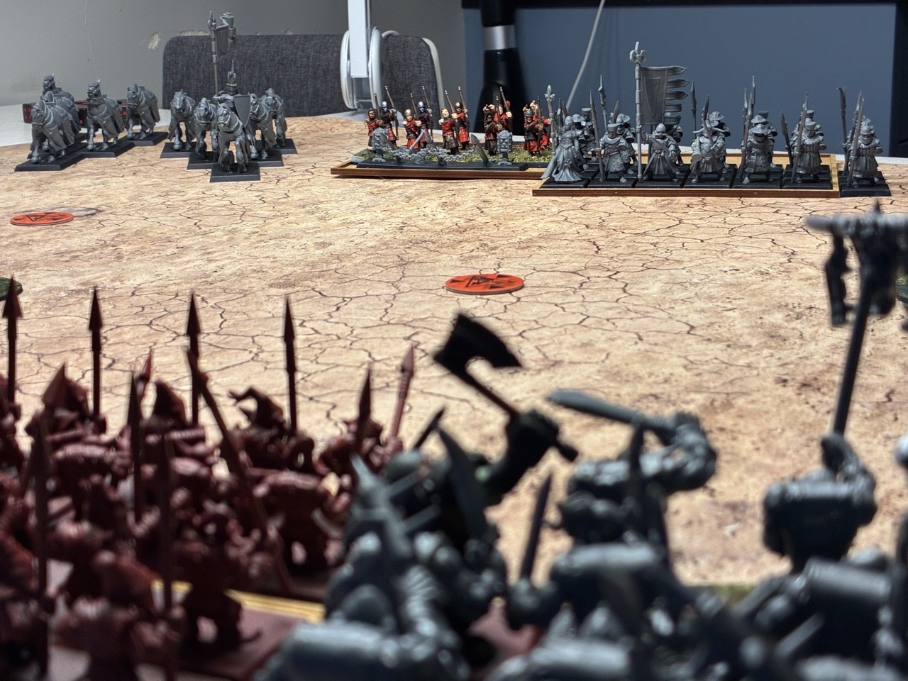 Battlefield before the clash