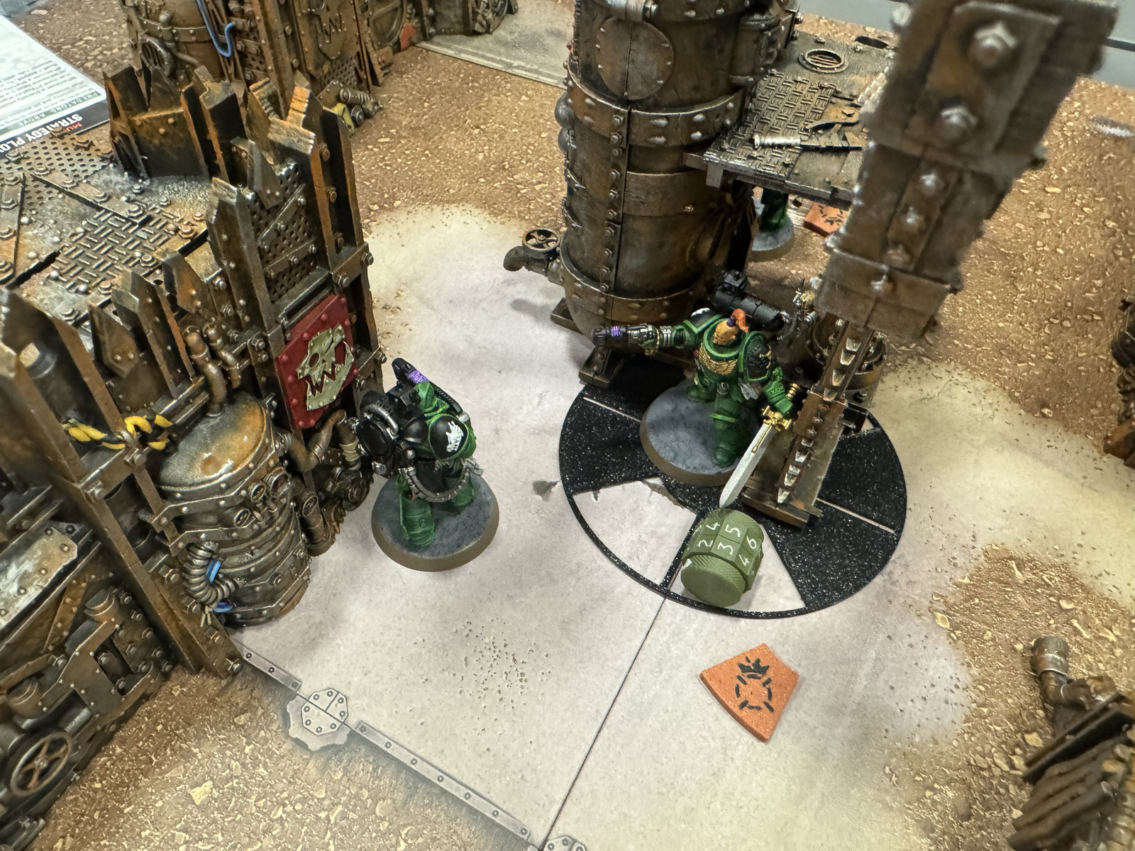Kill Team game one on Octarius board