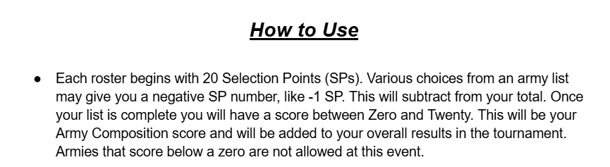 US comp example