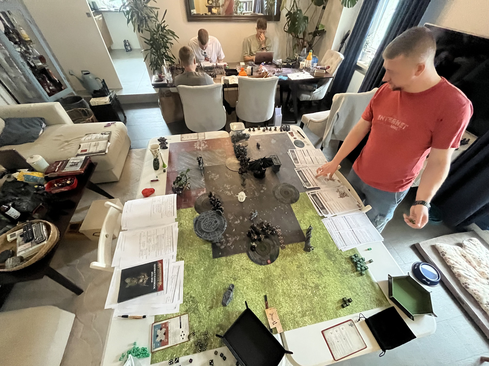 Age of Sigmar table during the 2000-point game