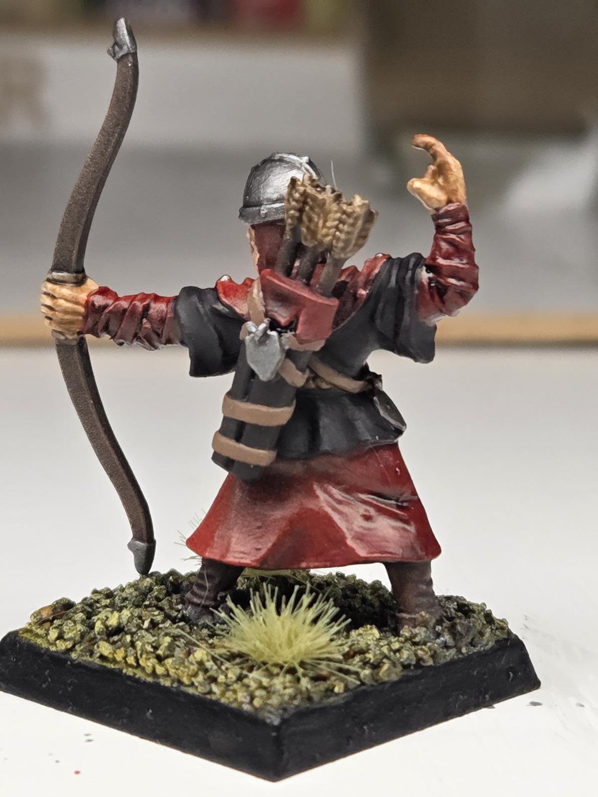 First finished Bretonnian peasant front view