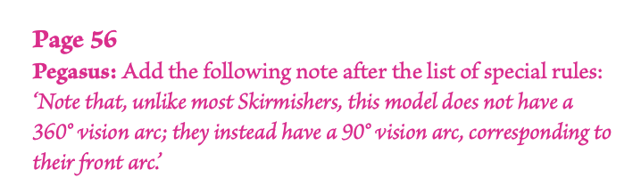 Skirmish-related rules screenshot