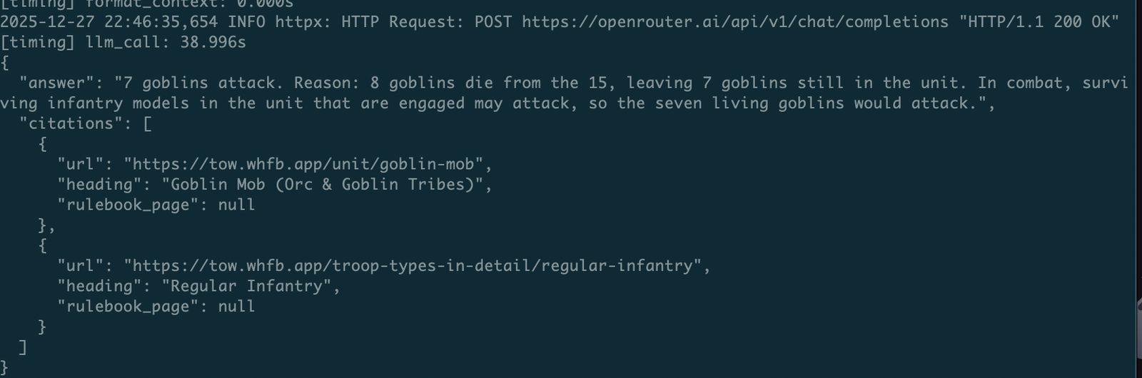 Follow-up rules example