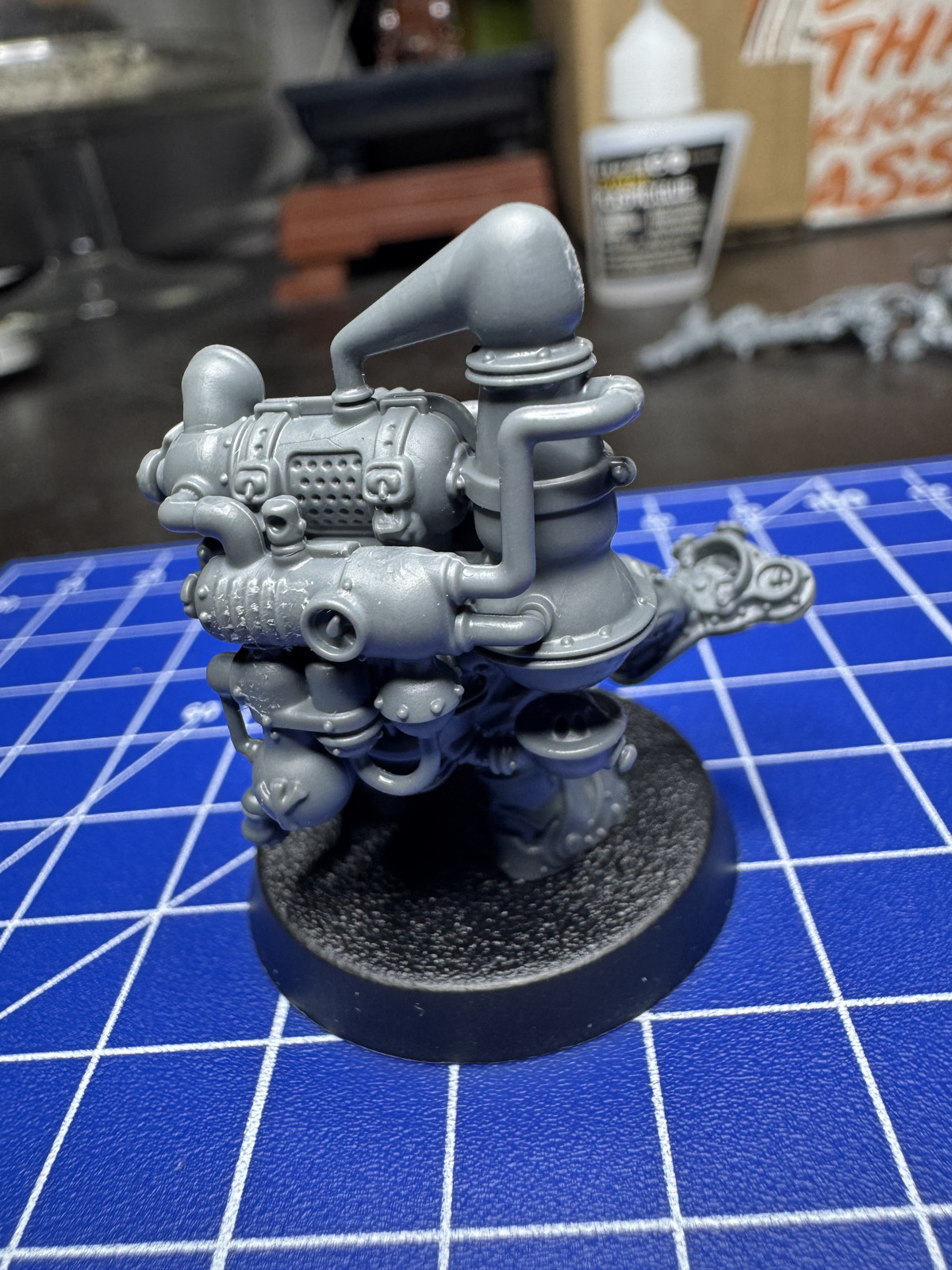 Close-up of the Aether-Khemist details