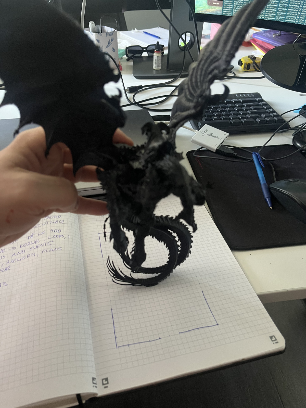 Test fit for Archaon on the base