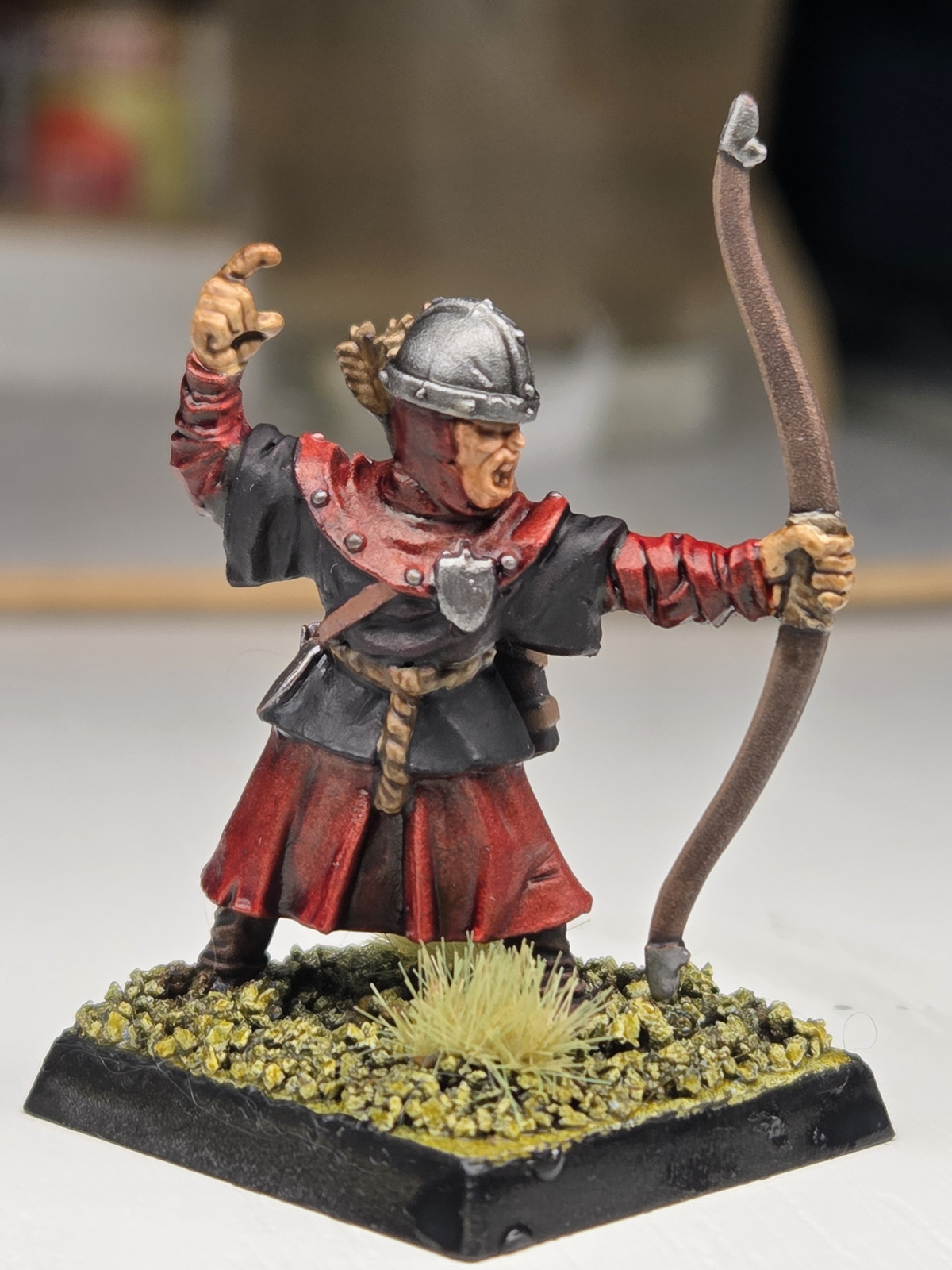 First finished Bretonnian peasant alternate angle
