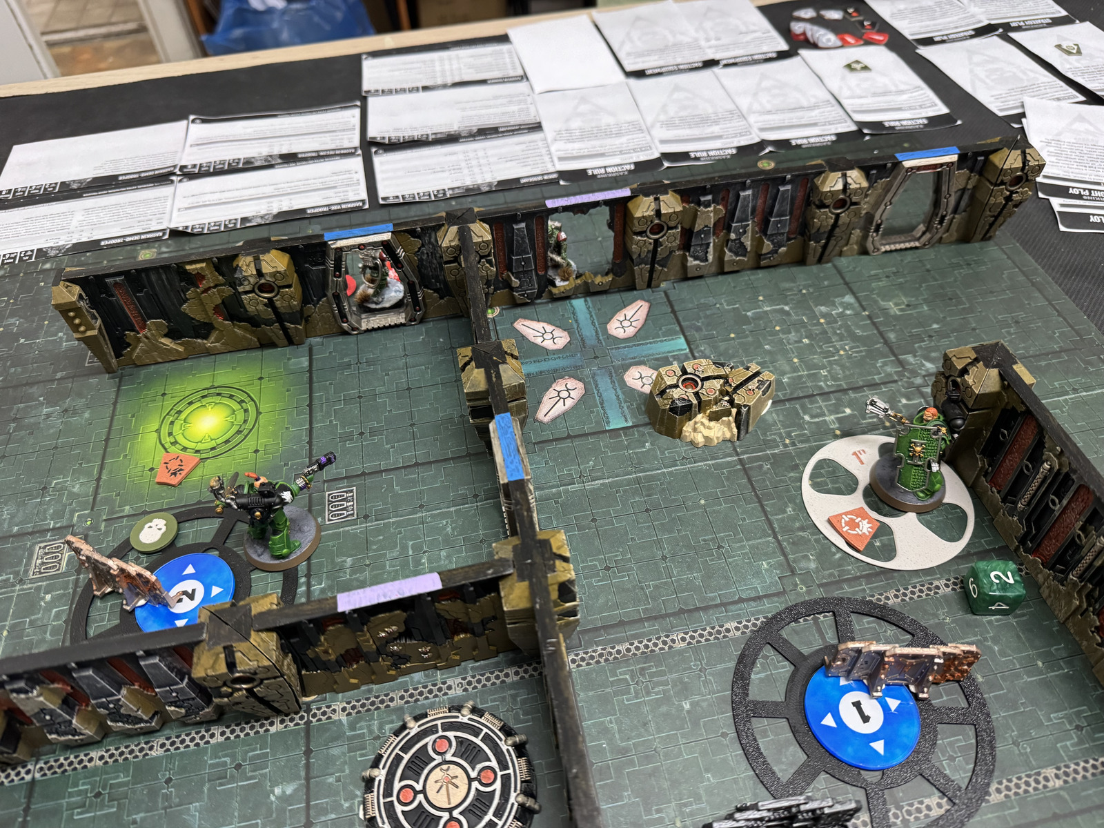 Tomb World firefight in progress