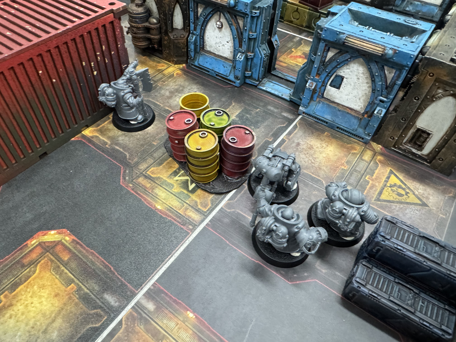 The left flank opens up