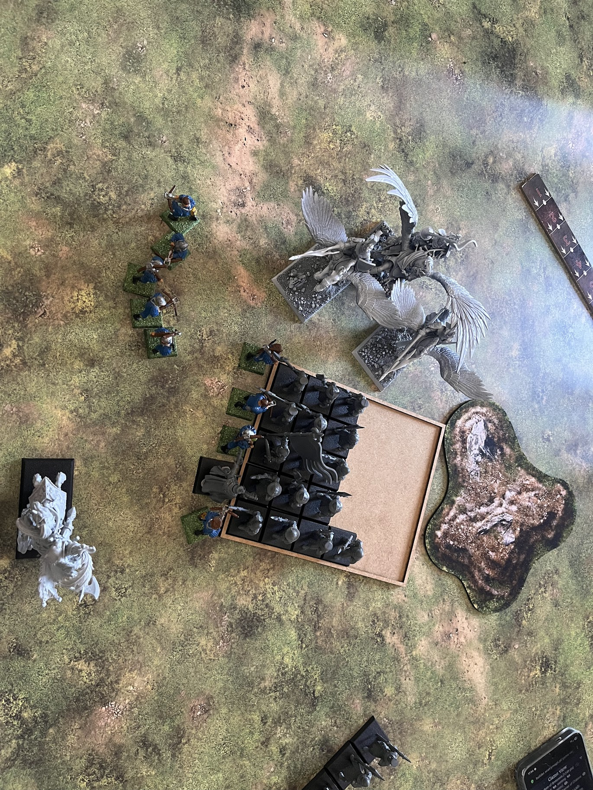 Bretonnian troops wipe out the Brigands in revenge for the Damsel