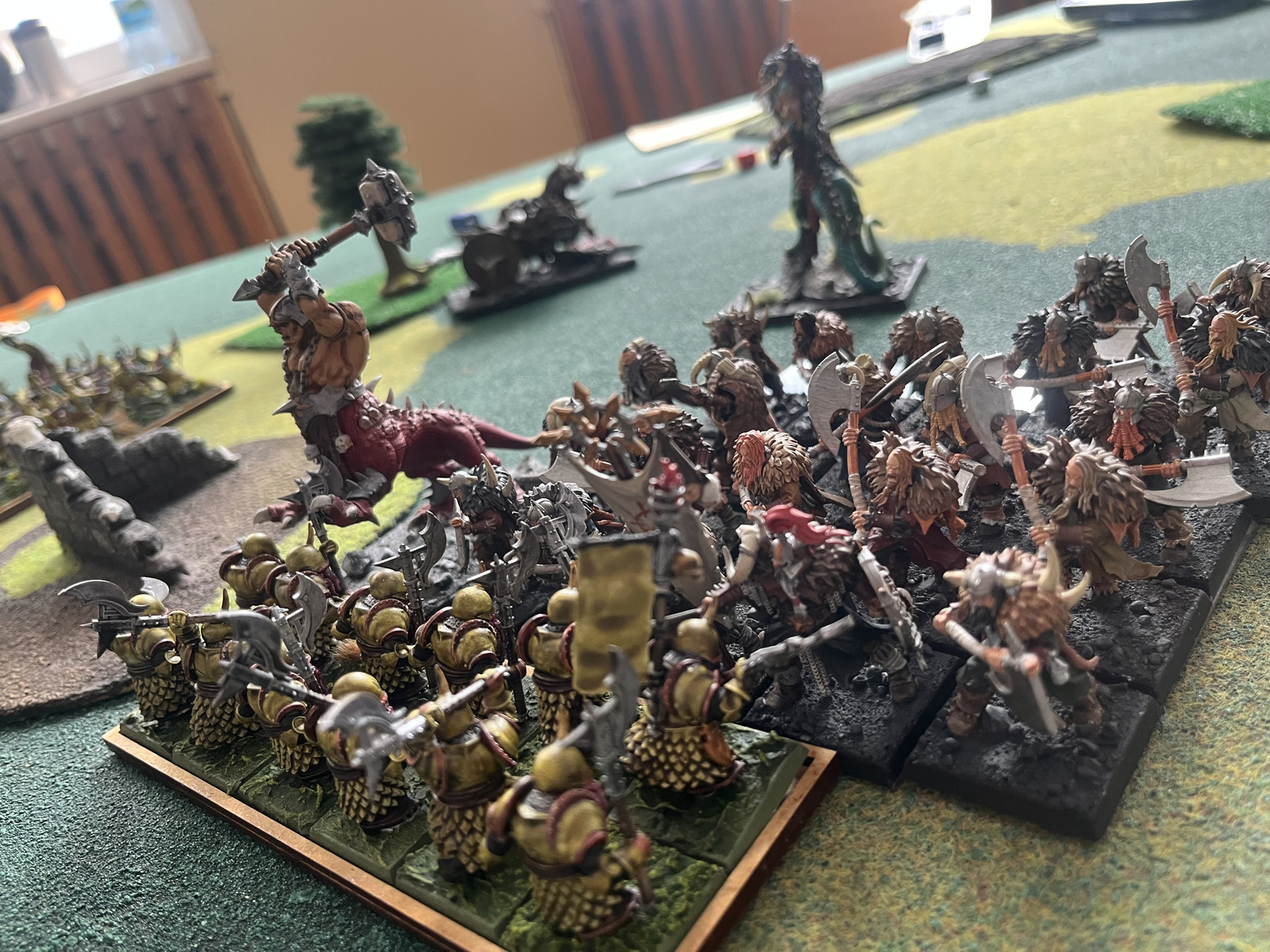 Chaos Dwarfs on the table