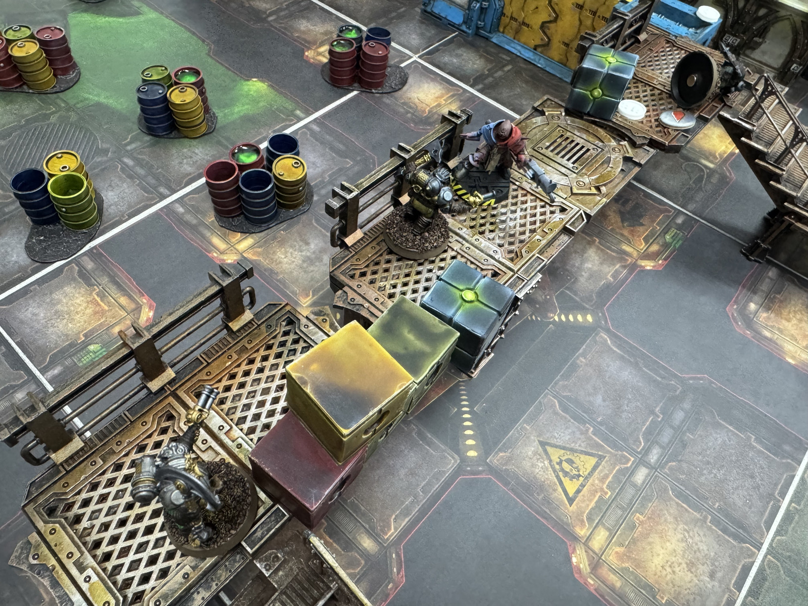 The bridge becoming the center of the battle