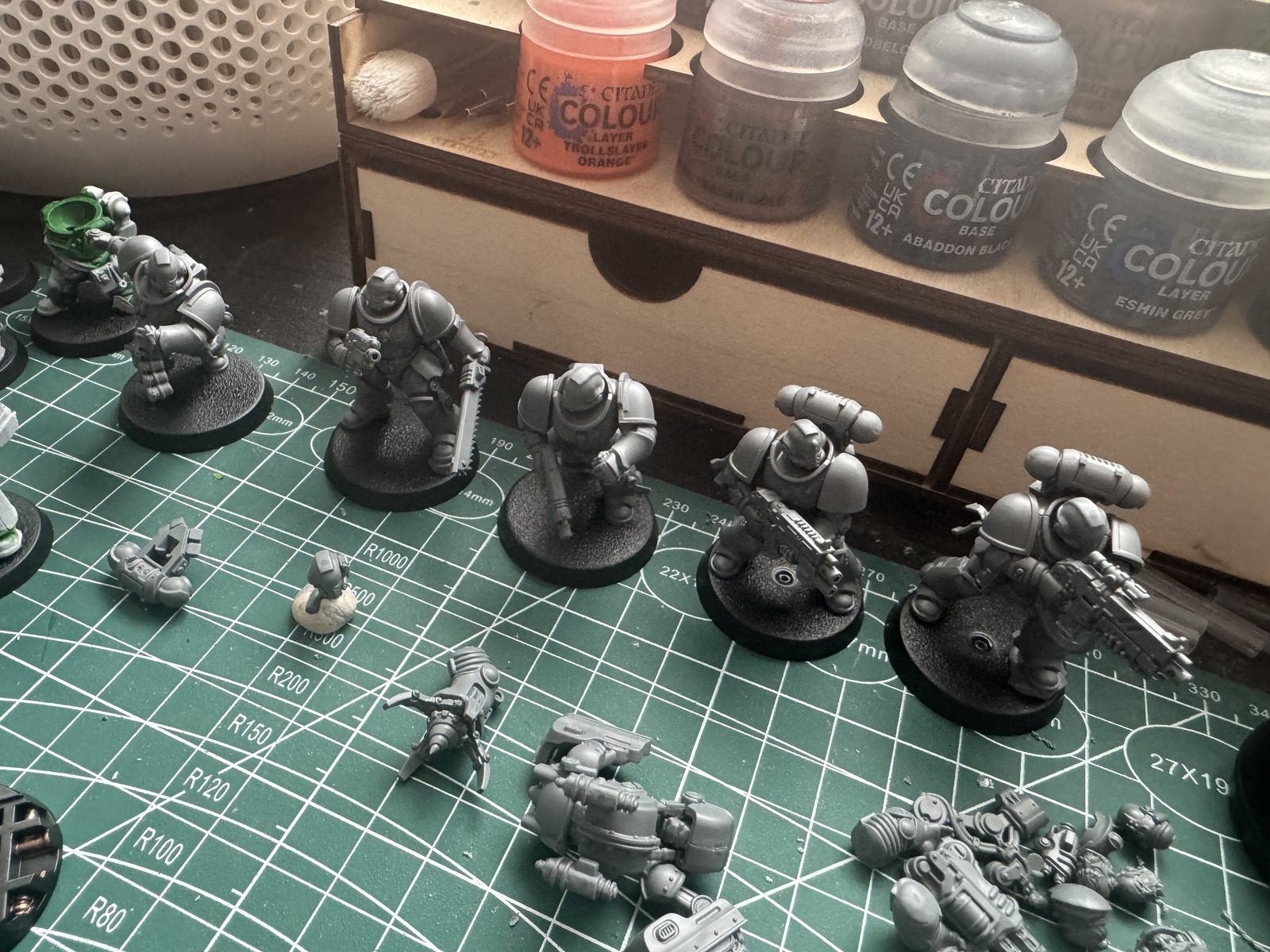 The supporting part of the team assembled and nearly complete