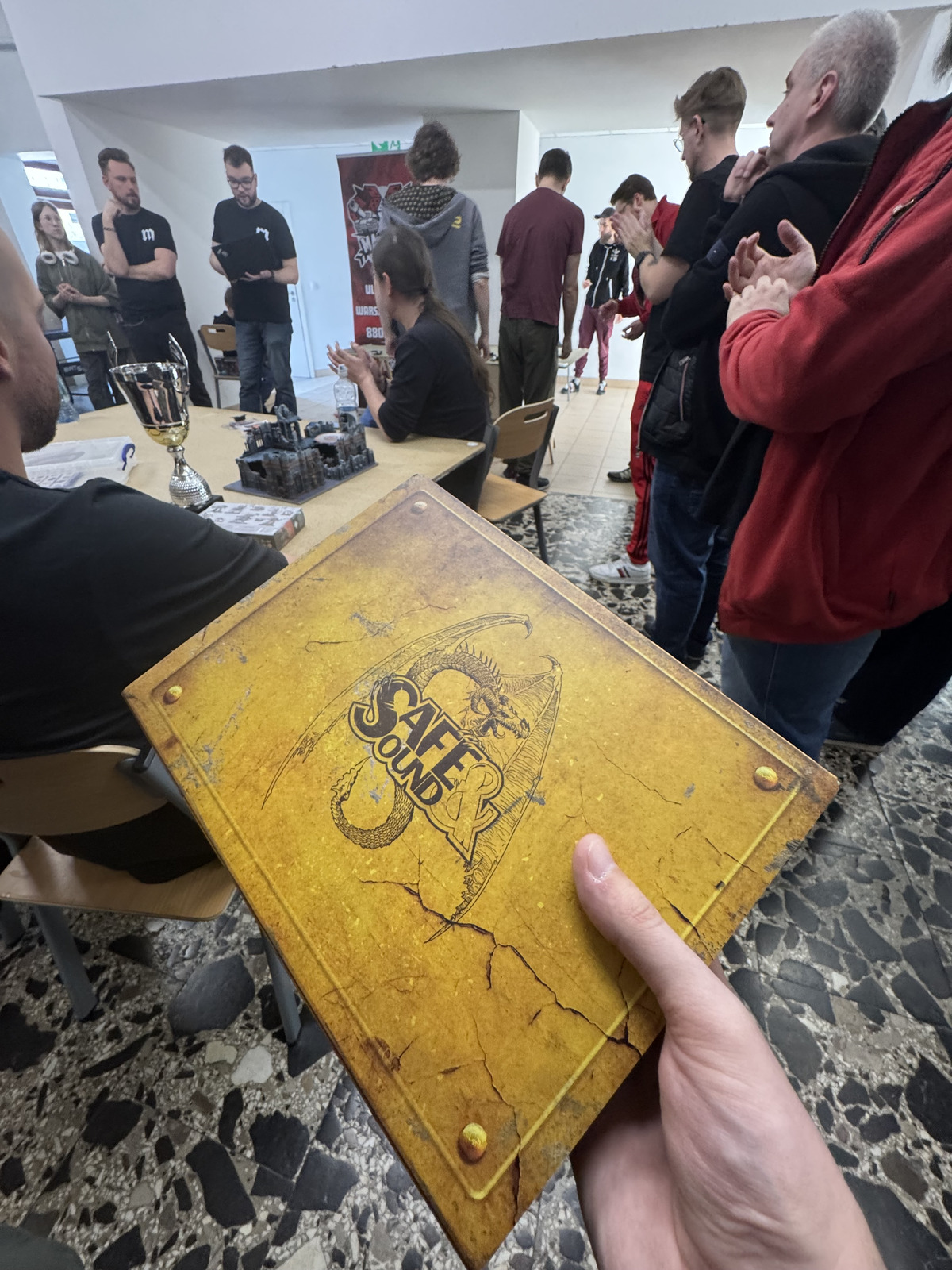 Prize box won at the event