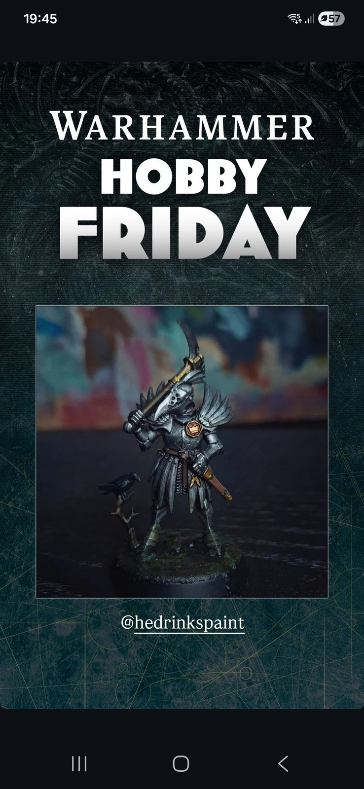Mystery model spotted on Warhammer Instagram