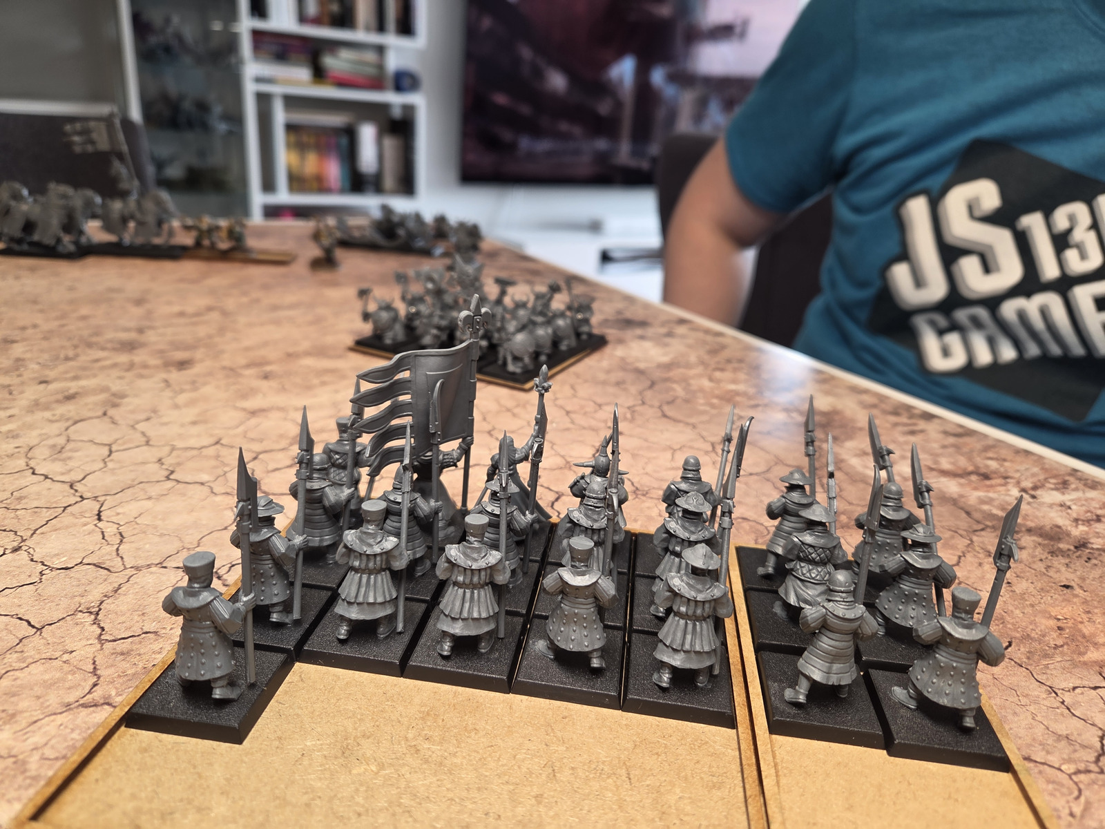 Bretonnians advance through the desert