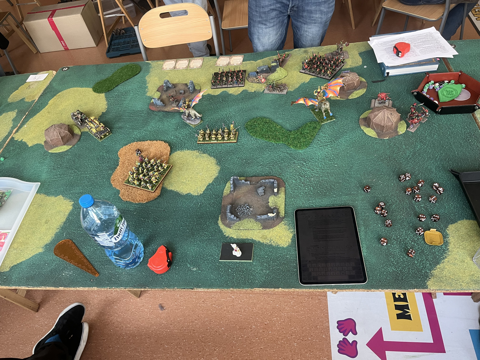 Second game in progress