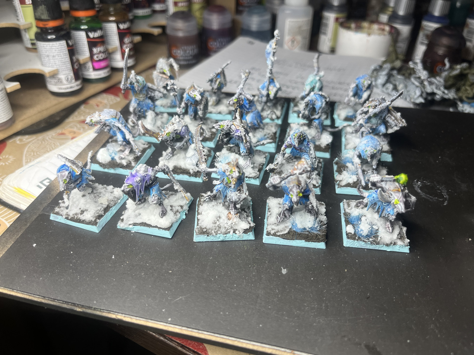 Finished Clanrats unit