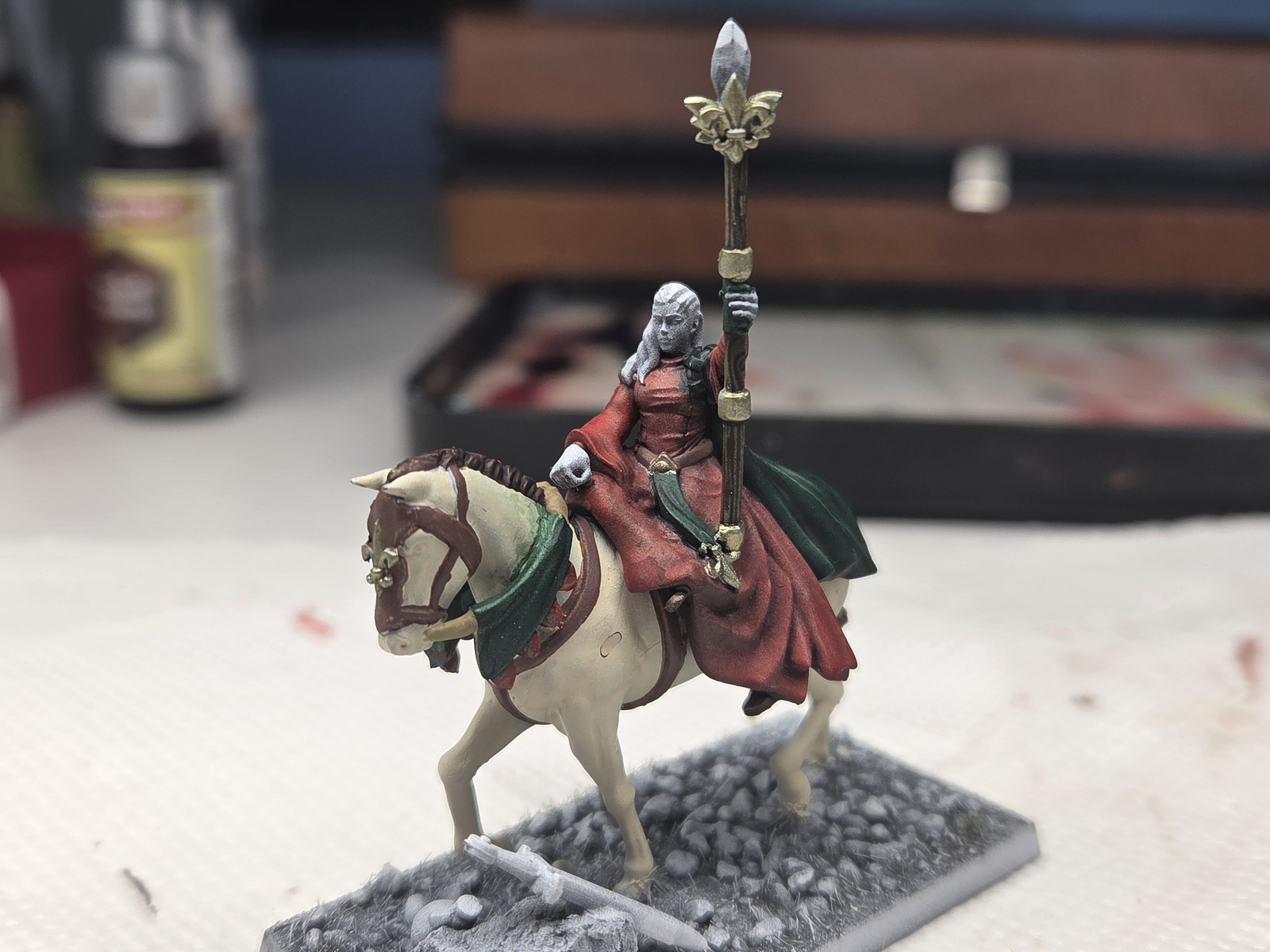 Bretonnian Damsel work in progress