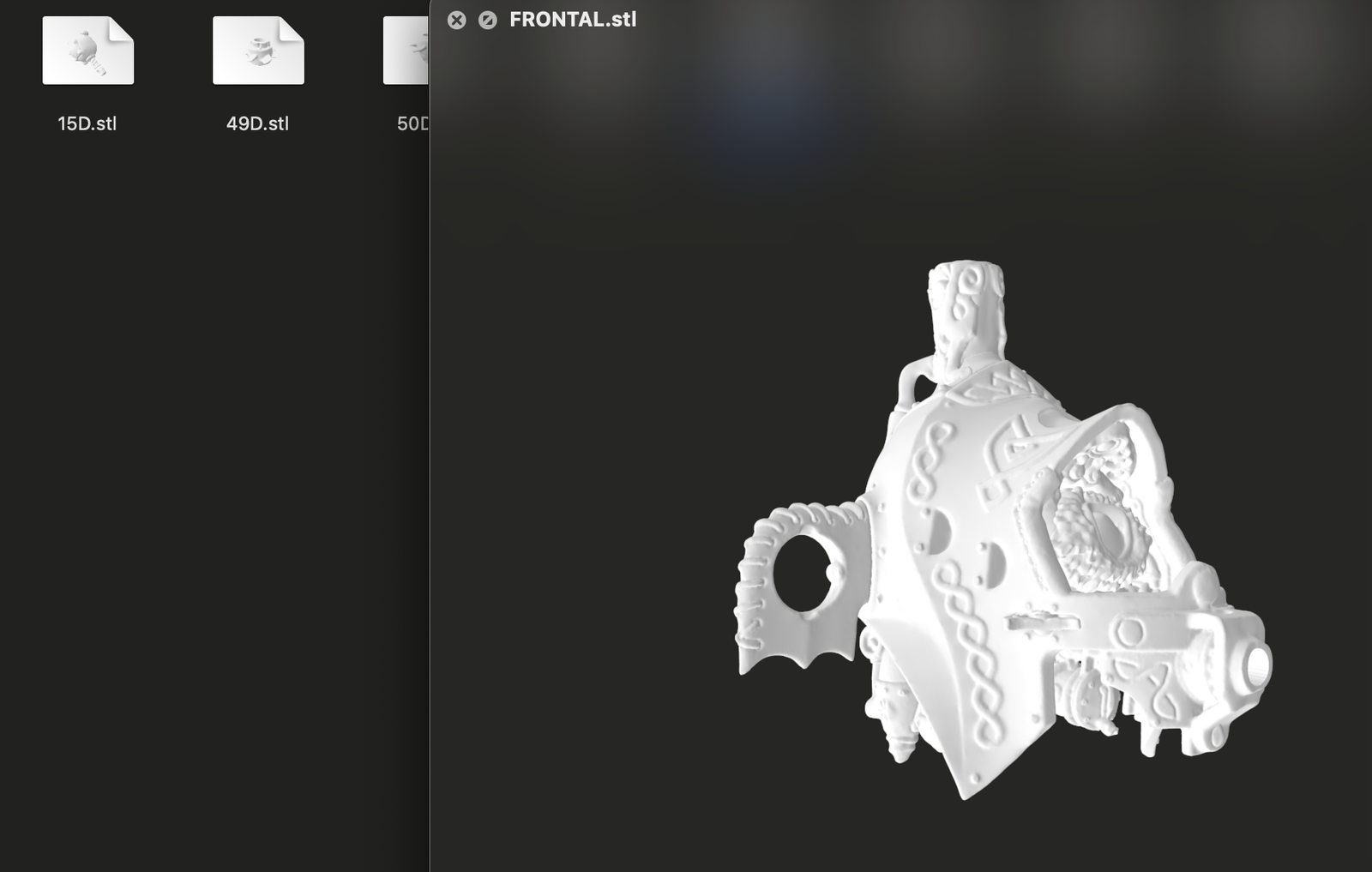 3D print preview for a future project
