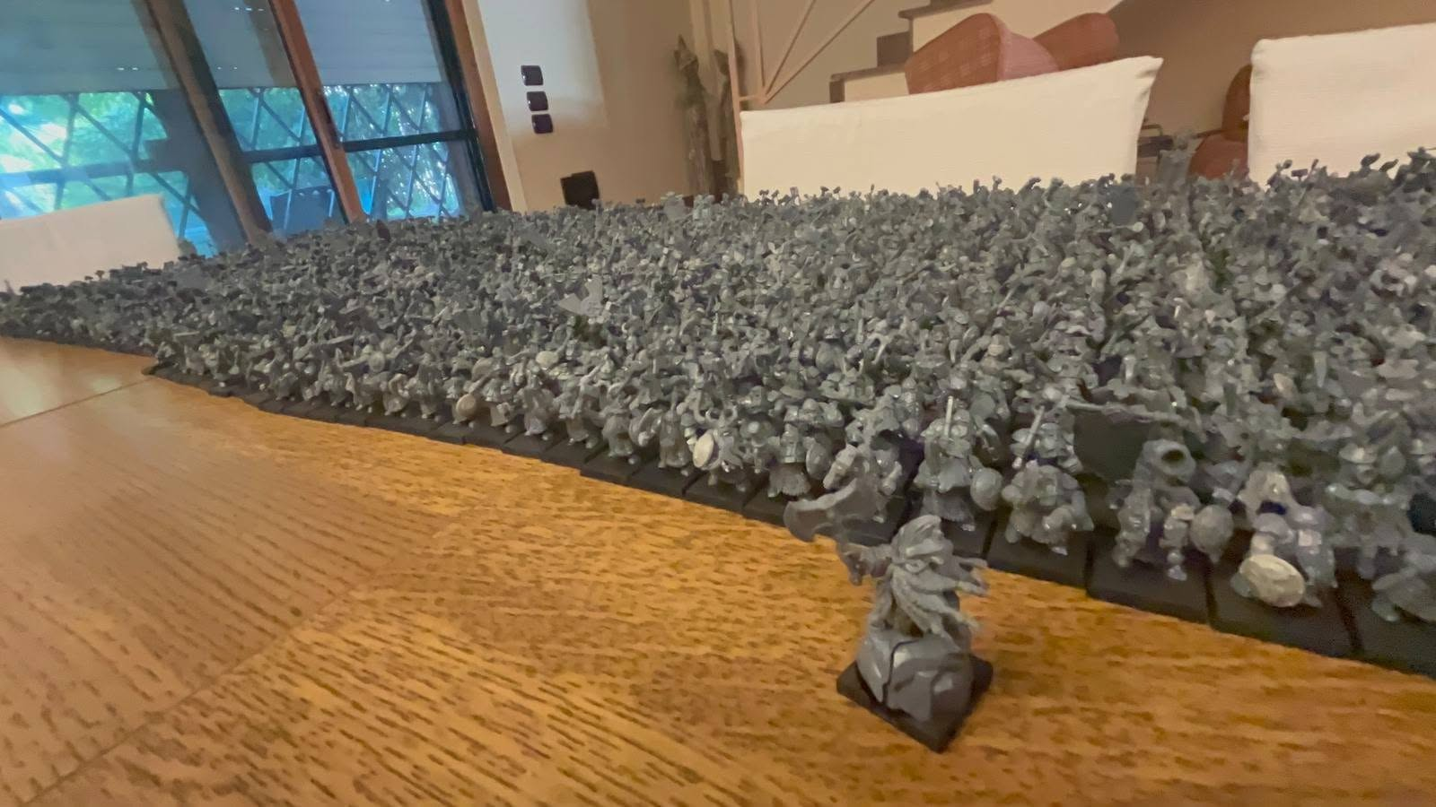 A very assembled, very unpainted army