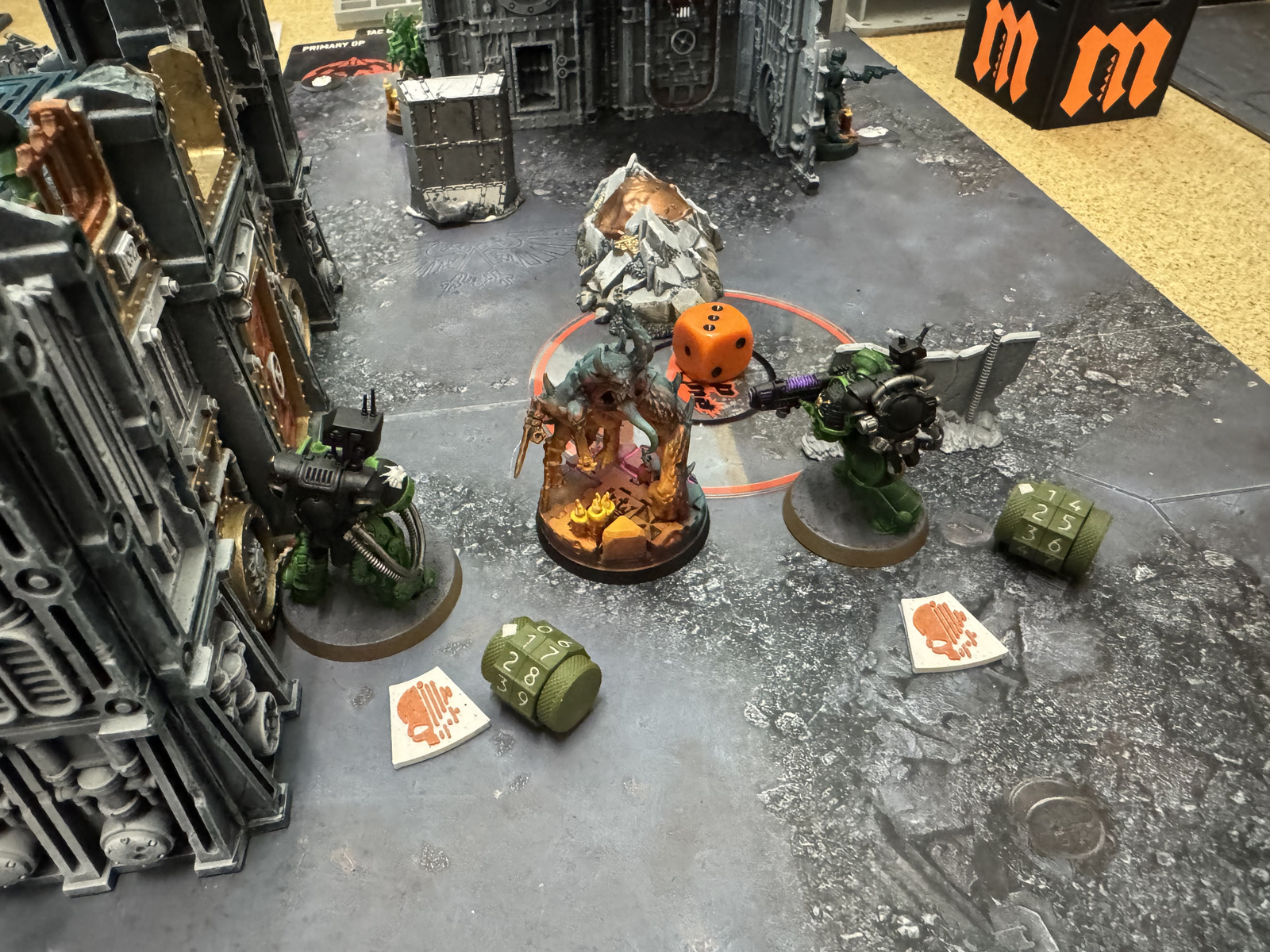 Another view from the matchup against Chaos Cult