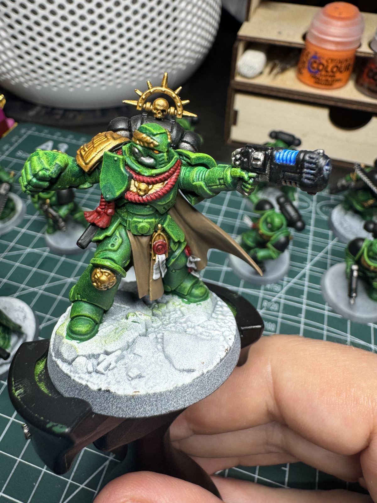 Angels painting progress