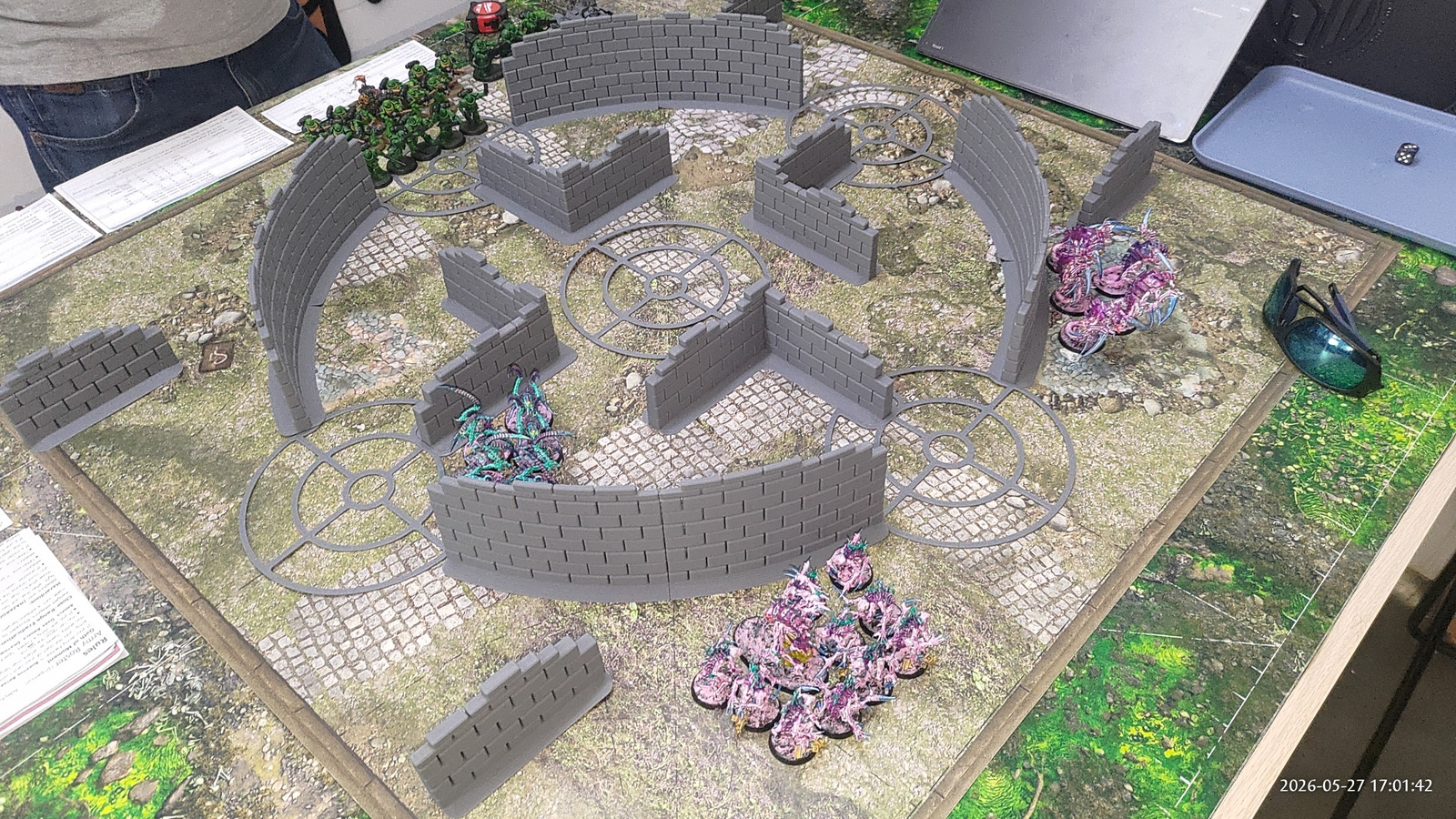 The Colosseum battlefield before the clash