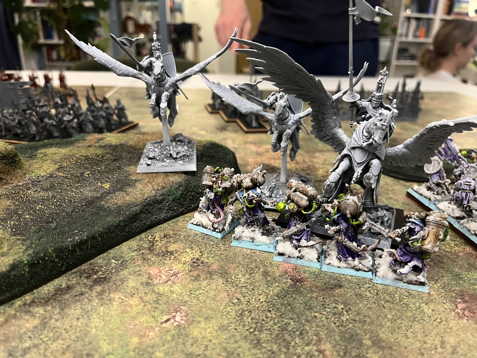 Battle line developing